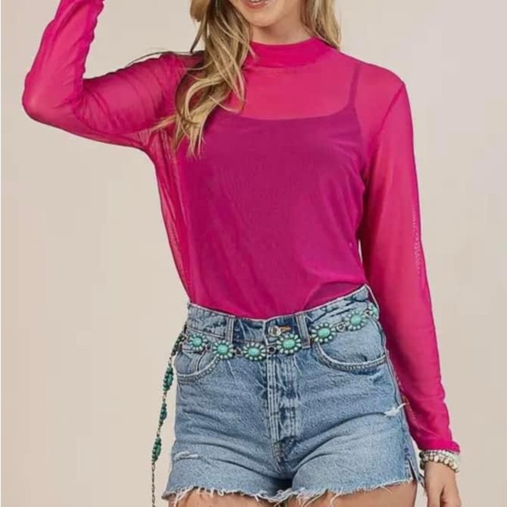 Adorable Pink layering top